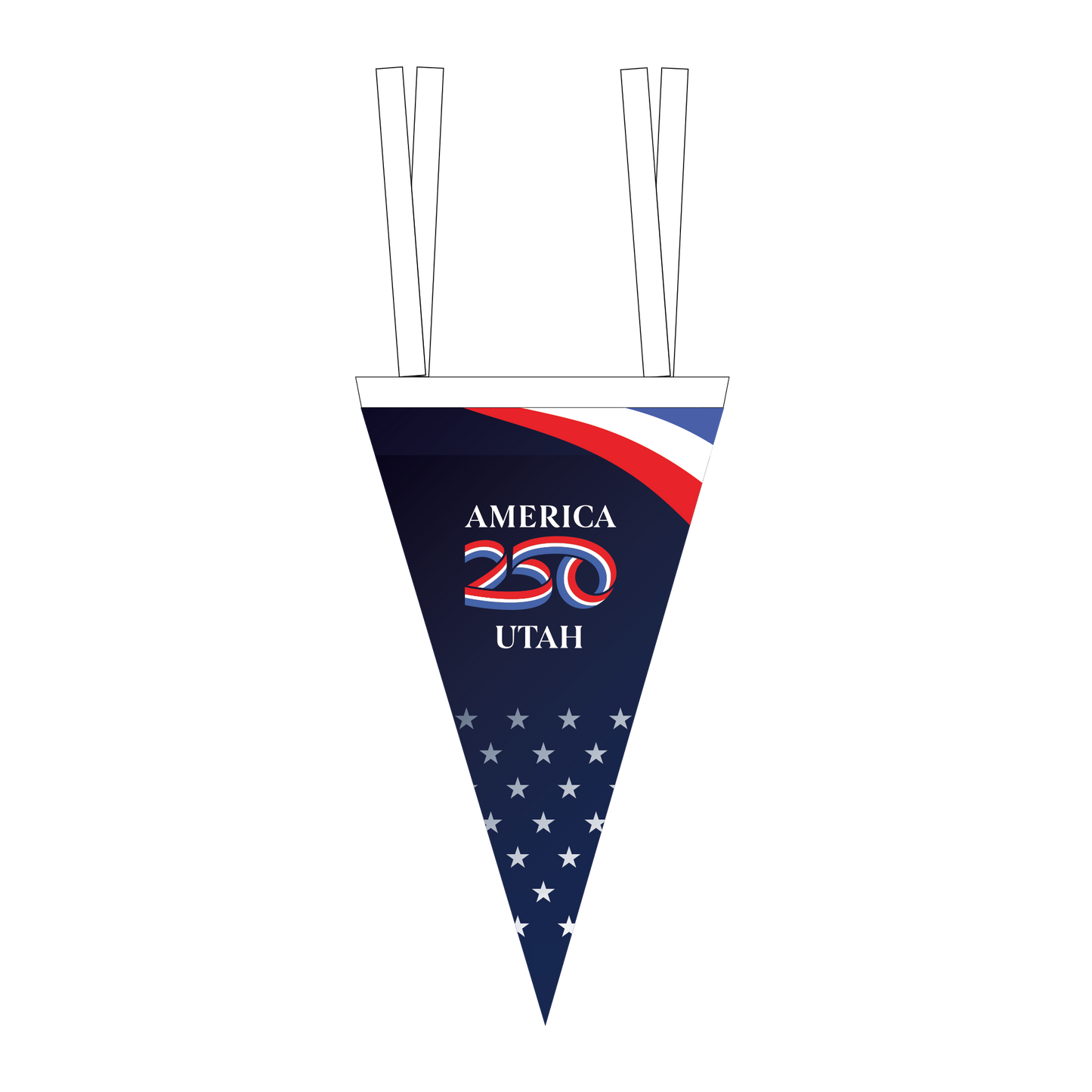 America 250 Utah Mini Pennant Flag