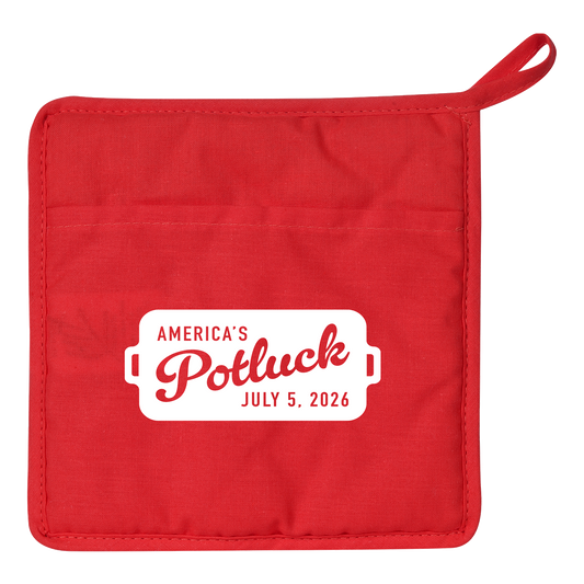 Quilted Cotton Canvas Pot Holder