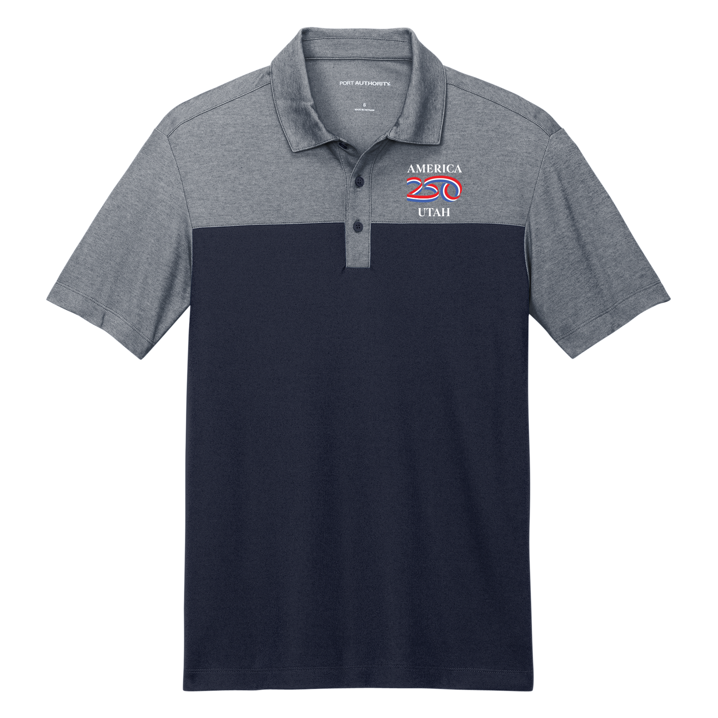Port Authority® Fine Pique Blend Blocked Polo