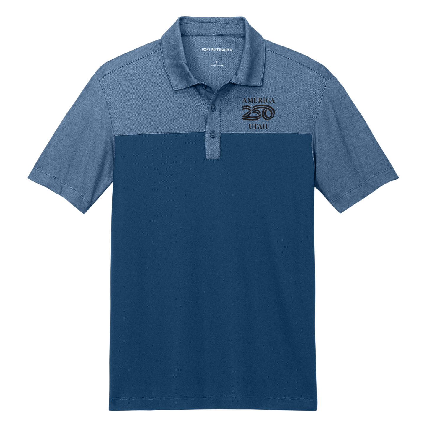 Port Authority® Fine Pique Blend Blocked Polo