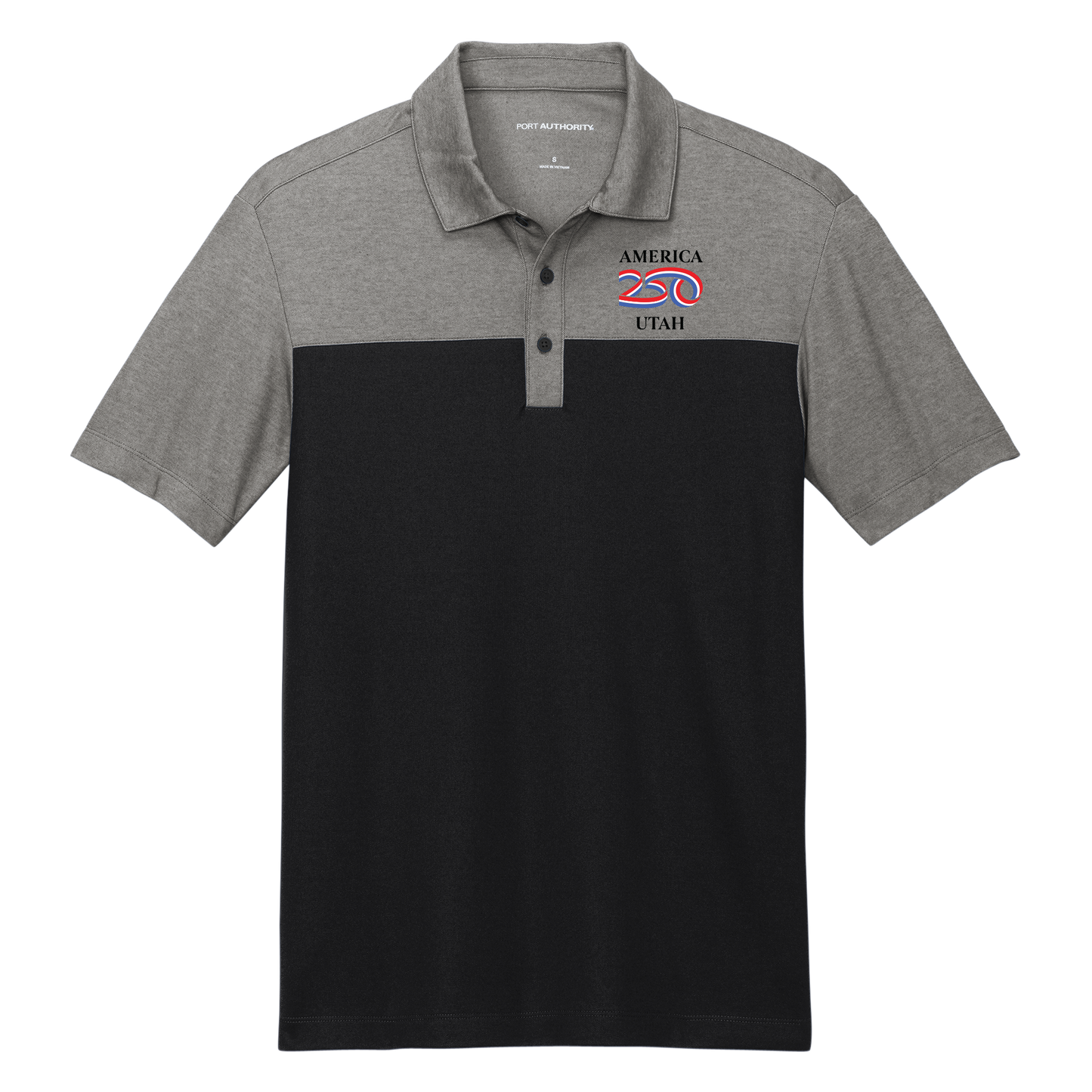 Port Authority® Fine Pique Blend Blocked Polo