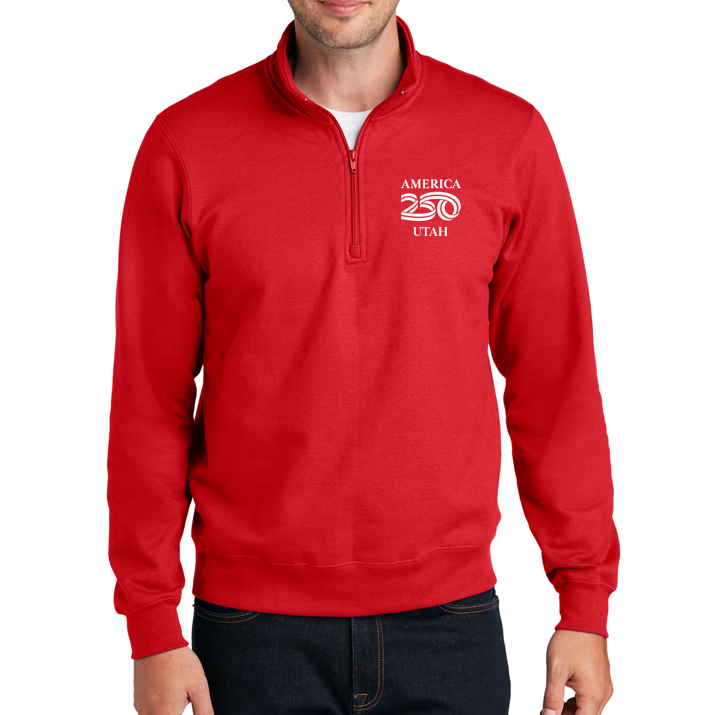Port & Company Fan Favorite Fleece 1/4-Zip Pullover Sweatshirt