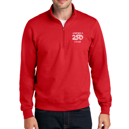 Port & Company Fan Favorite Fleece 1/4-Zip Pullover Sweatshirt