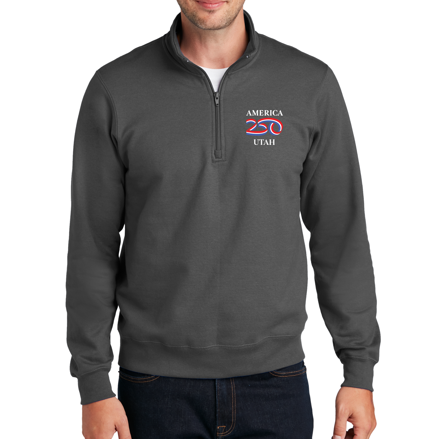 Port & Company Fan Favorite Fleece 1/4-Zip Pullover Sweatshirt