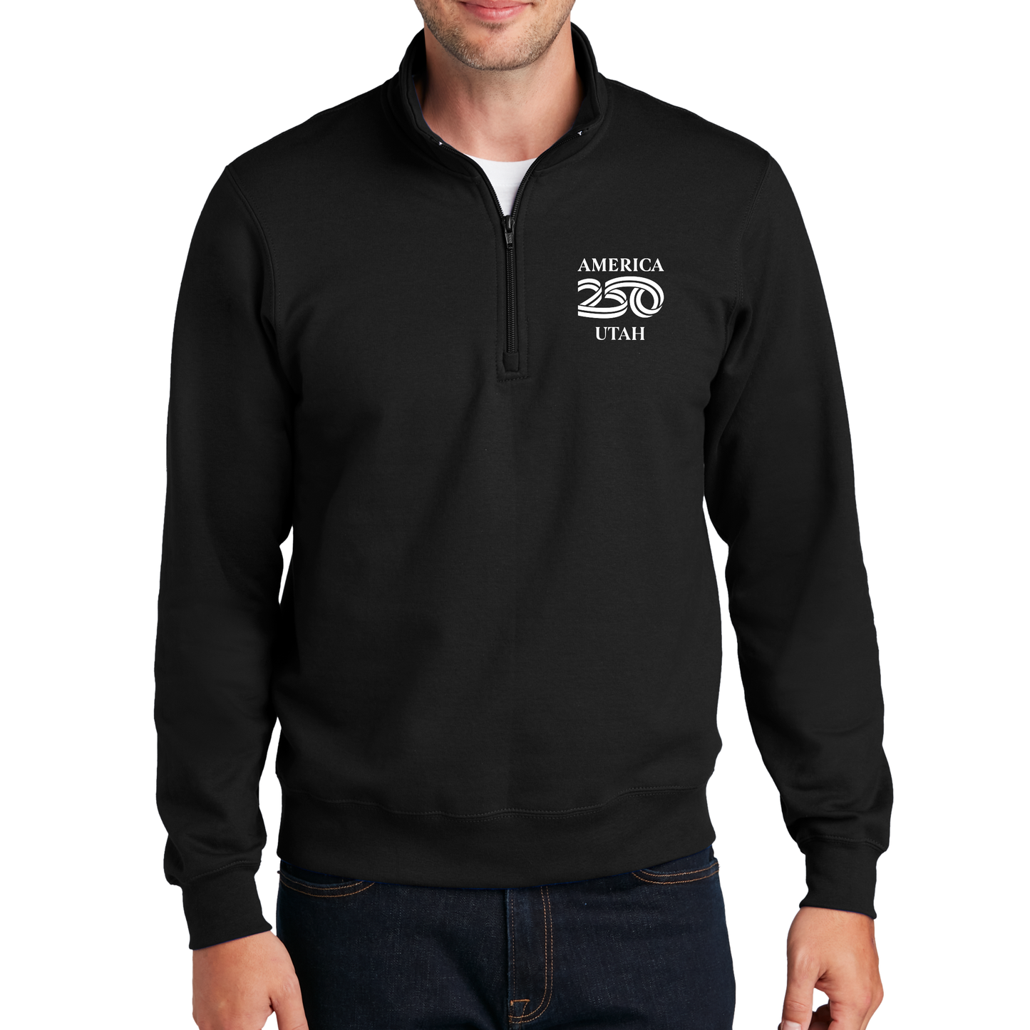 Port & Company Fan Favorite Fleece 1/4-Zip Pullover Sweatshirt